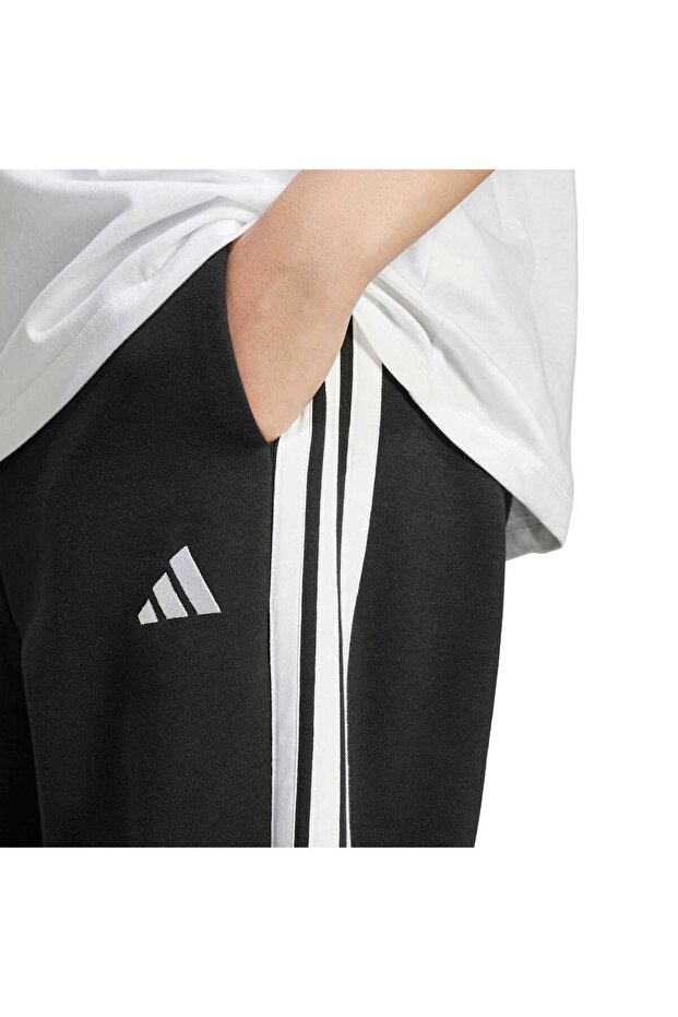 Essentials 3-Stripes Fleece Loose-Fit Eşofman Altı - 5