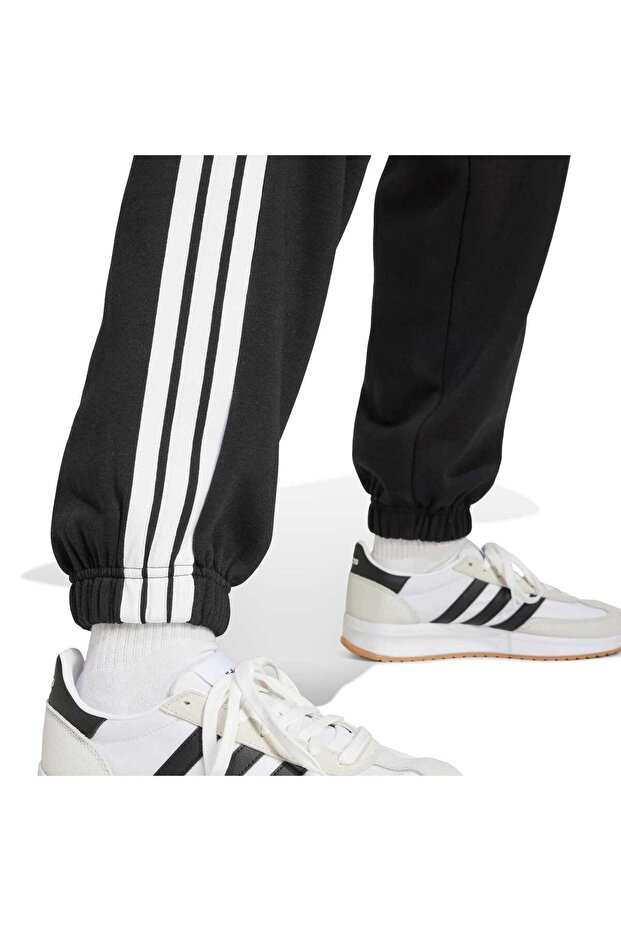 Essentials 3-Stripes Fleece Loose-Fit Eşofman Altı - 6