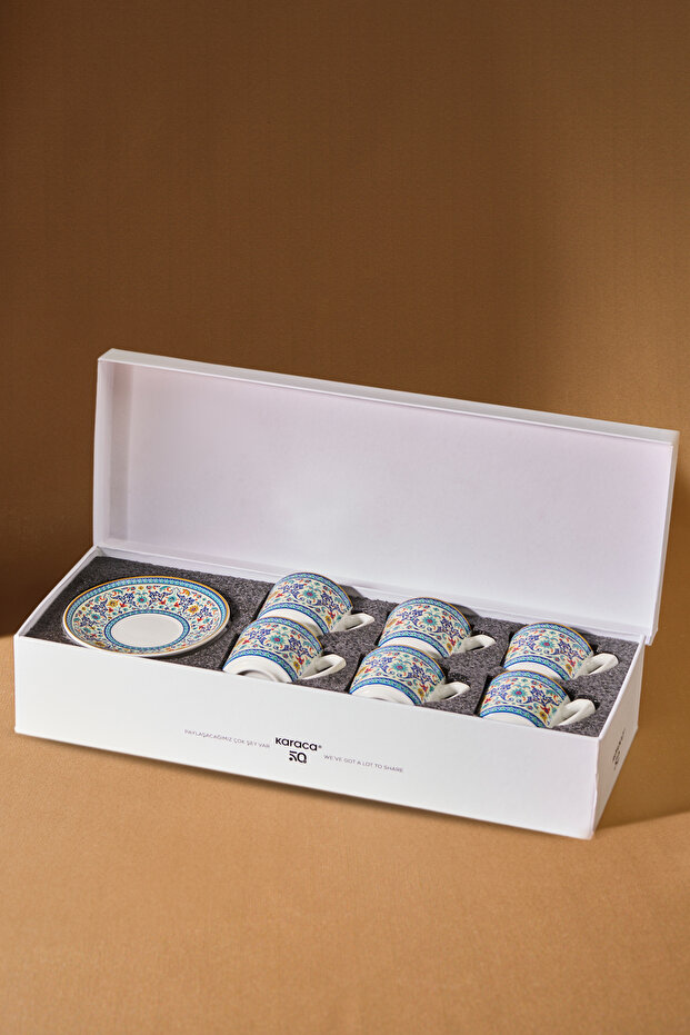 Beylerbeyi 6 személyes kávéscsésze készlet 80 ml - 8