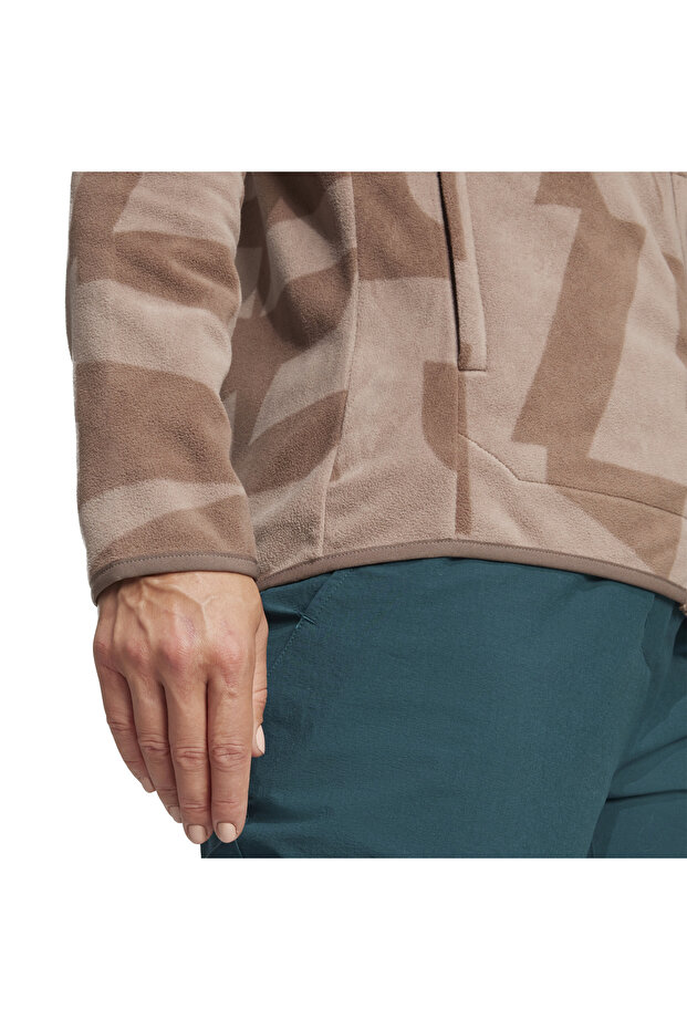 Terrex Multi Printed Full-Zip Fleece Fermuarlı Üst - 7