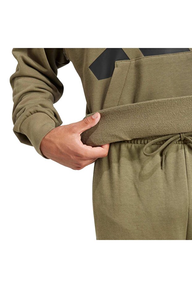 Essentials Big Logo French Terry Kapüşonlu Üst - 5