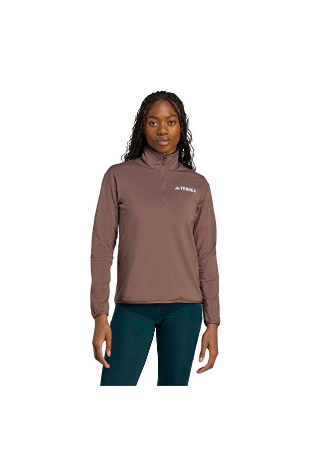 Terrex Multi CLIMAWARM Tech Fleece Yarım Boy Fermuarlı Üst - 2