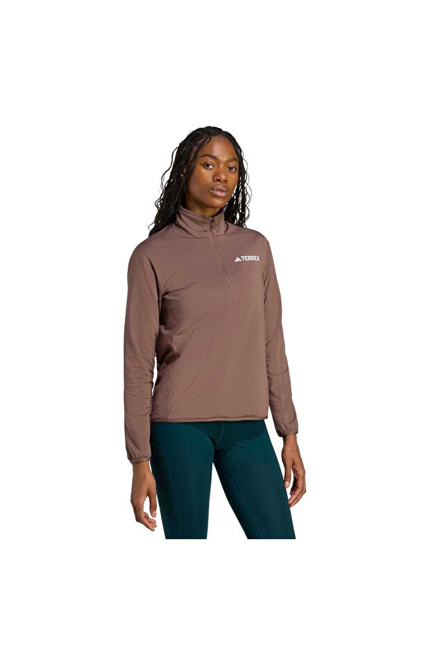 Terrex Multi CLIMAWARM Tech Fleece Yarım Boy Fermuarlı Üst - 4