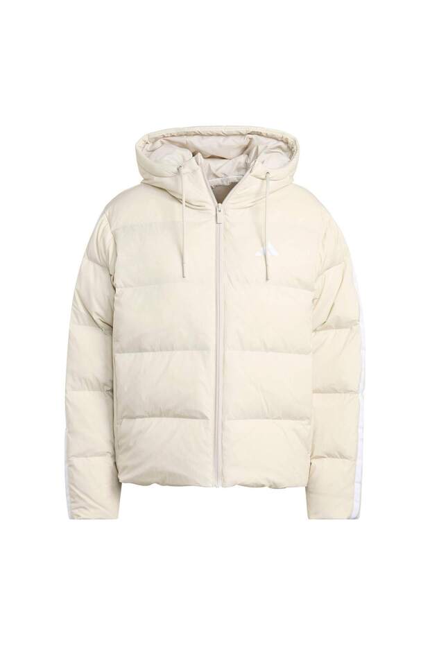 Essentials Climawarm 3-Stripes Puffer down Hooded Coat