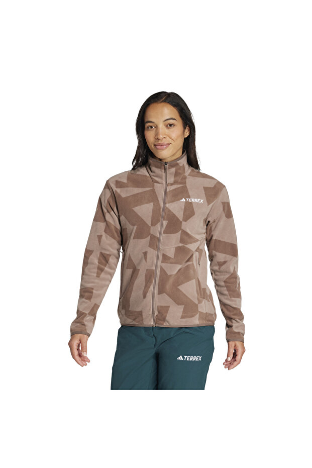 Terrex Multi Printed Full-Zip Fleece Fermuarlı Üst - 1