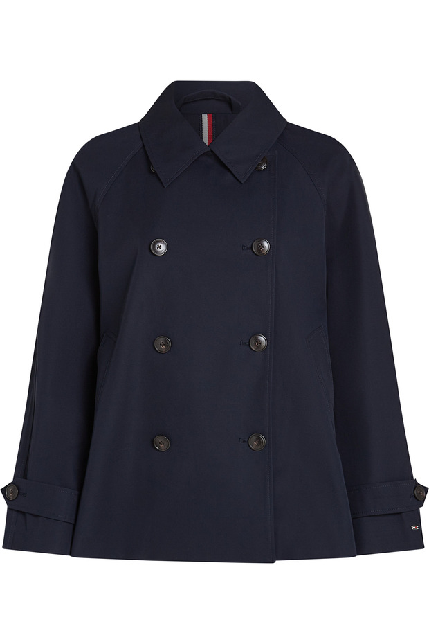 PAMUKLU REG KISA TRENÇKOT - 1