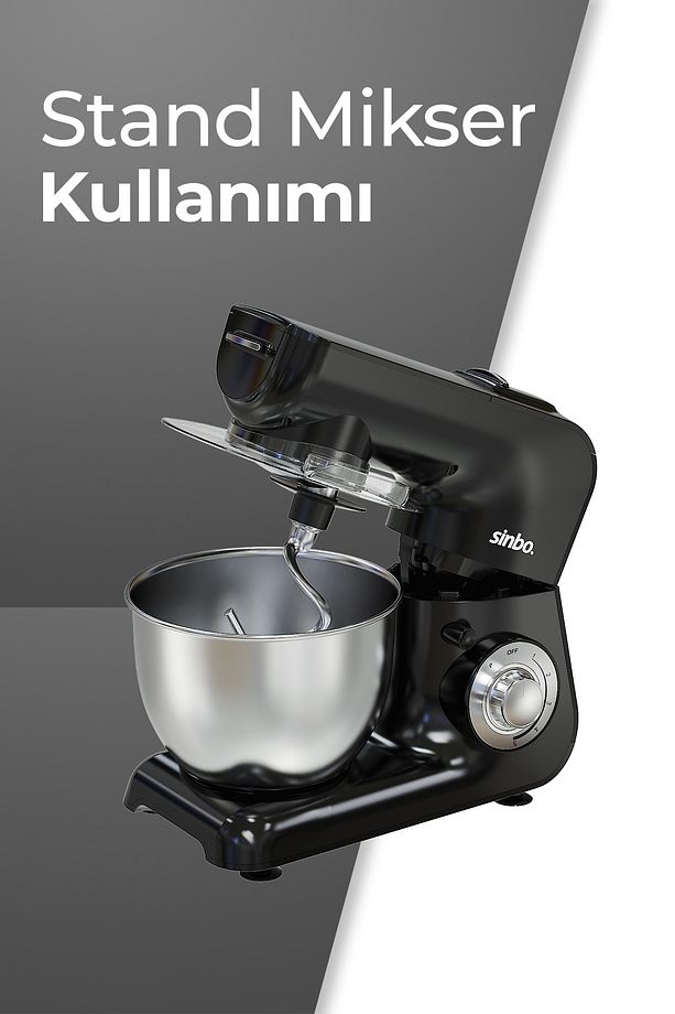 SMX-2775 Çok Amaçlı Mutfak Şefi ( Hamur - Kıyma - Blender Makinesi ) - 5