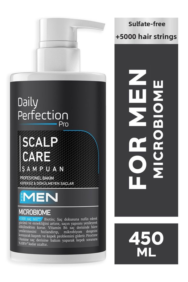 Effective Shampoo Against Hair Loss Scalp Care for Men 450 ml