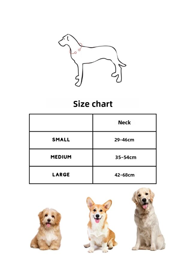 طوق كلب منقوش مع ربطة عنق - 4