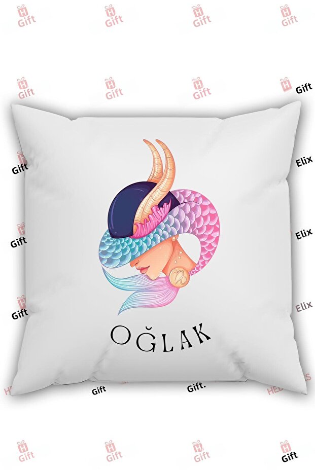 Zodiac Themed Capricorn Gift Pillow