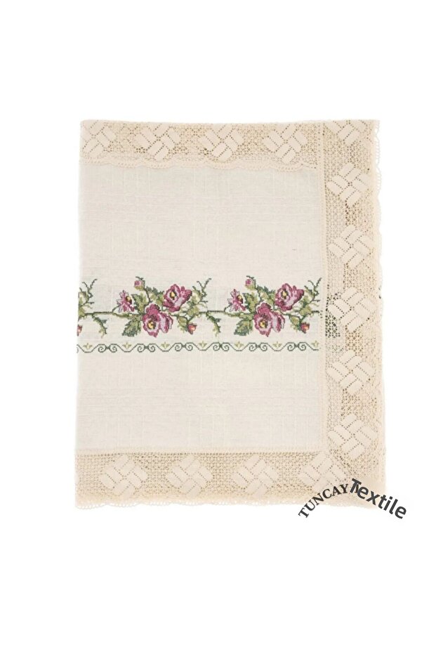 Cotton Lace Canvas Bedspread Set - 5