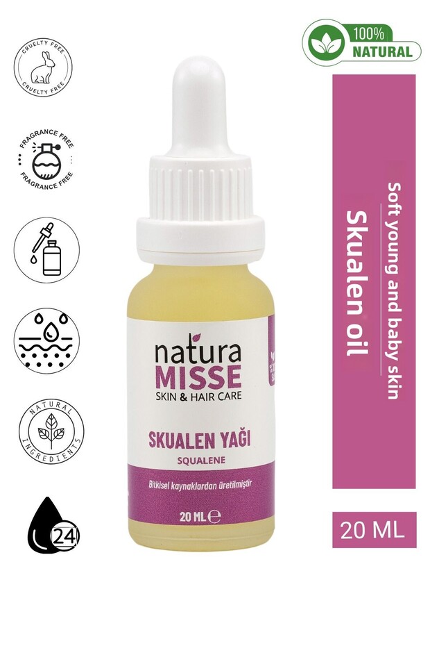 Squalene Oil 20 ml Anti-Aging Effect Anti-Wrinkle Serum Moisturizing Squalene