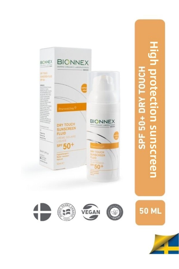 Preventiva Dry Touch Sunscreen High Protection Fluid Spf50+