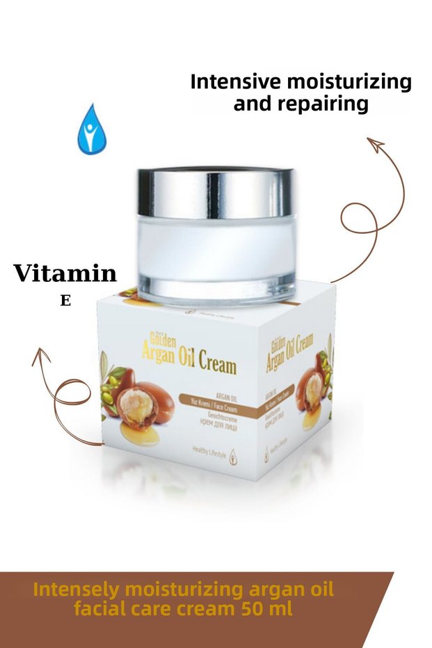 Elysıan Pure Biocosmetics Argan Oil 50ml Face Cream - Moisturizing and Natural Skin Care