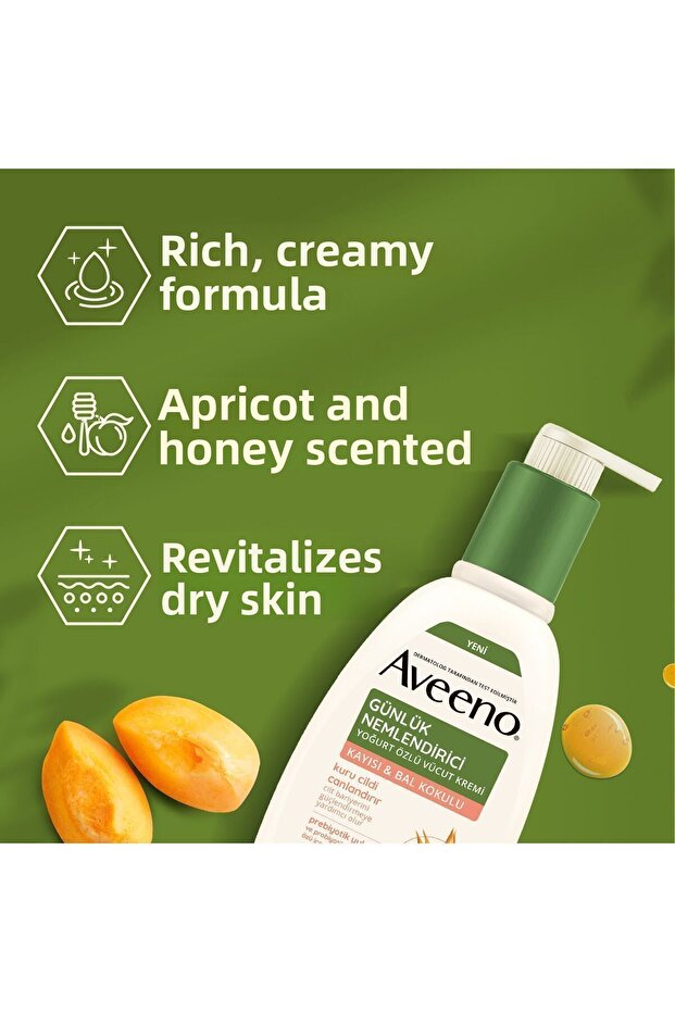 300 ml Daily Moisturizing Cream Apricot and Honey - 4