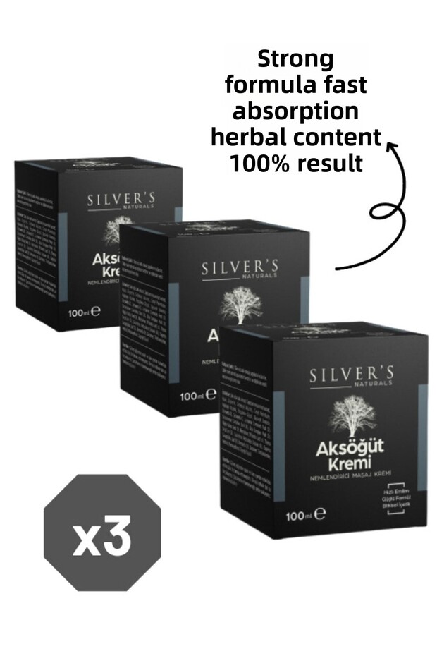 Aksogut Extract and Trout Oil Cream 100 ml -3 Pieces