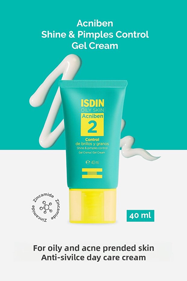 Acniben Shine & Pimples Control 40 ml Day Care Cream for Oily and Acne Prone Skin - 1