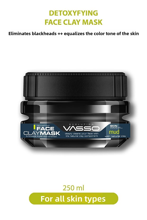 Anti-Blackhead and Acne Purifying Clay Mask - Face Clay Mask 250 ml