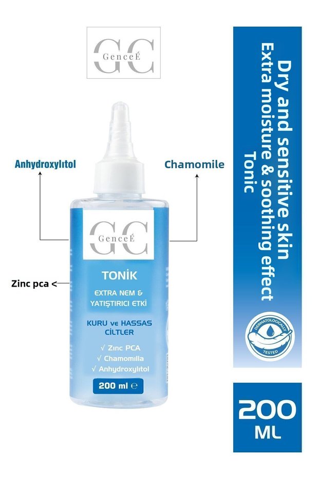 Extra Moisture and Soothing Facial Tonic for Dry and Sensitive Skin