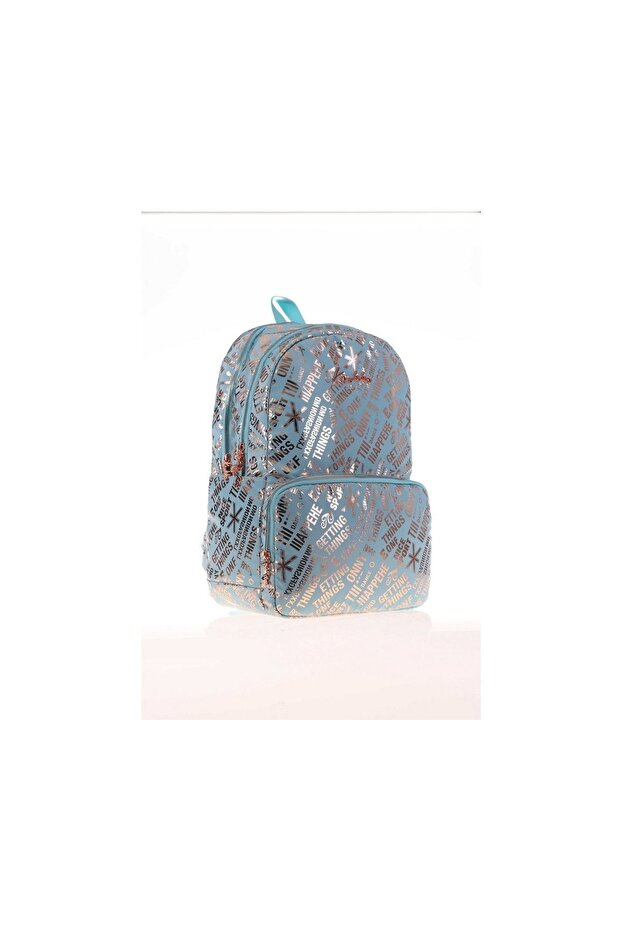 Kaukko Brocade Backpack Happy Turquoise K1553