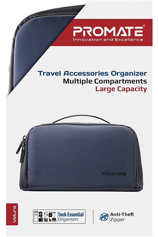 Multi-Functional Large-Capacity Tech Accessory Pouch with Multiple Compartments - 6