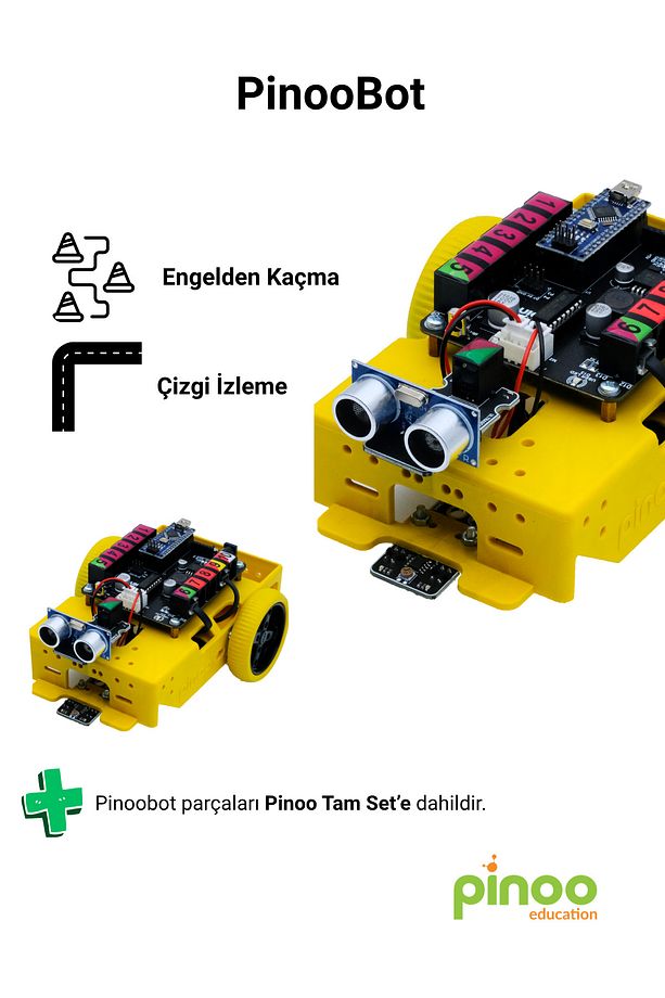 Pinoo Kodlama Ve Robotik Seti - Kutulu Tam Set - 5