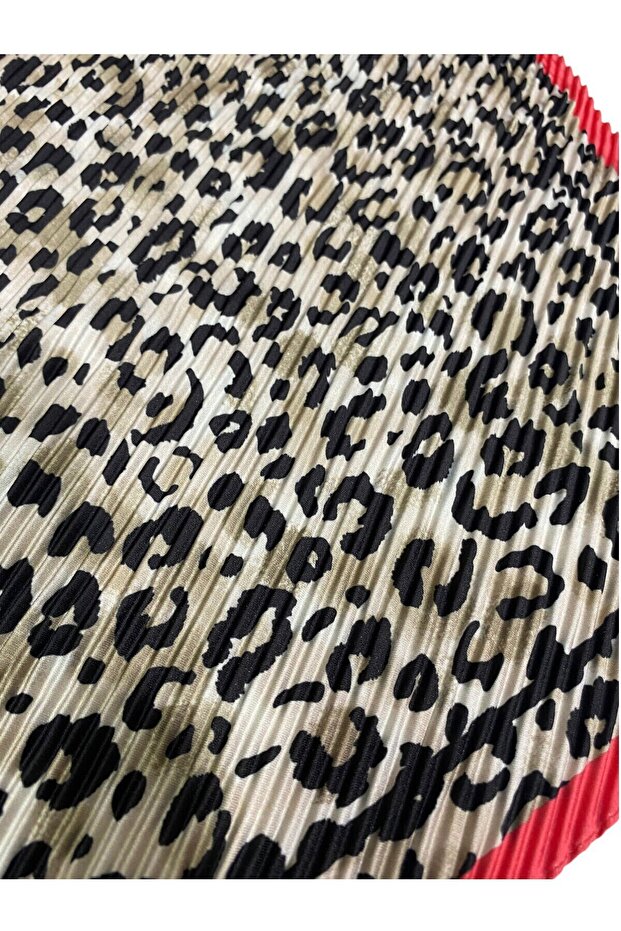 Eșarfă cu model leopard - 3