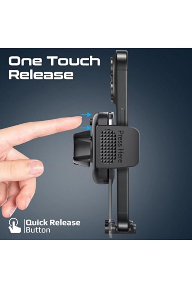 حامل هاتف مبتكر للسيارة، تصميم شفاف للتثبيت التلقائي، مع ذراع قابل للتمديد، متعدد الاستخدامات - 8