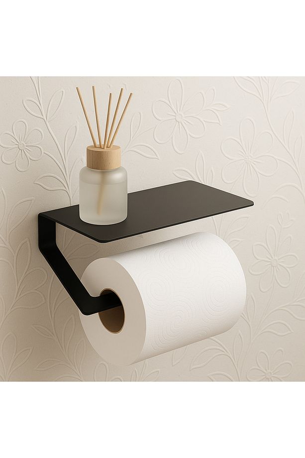 Metal Banyo Wc Kağıt Rulo Peçetelik, Tuvalet Peçete Askılığı Tuvalet Kağıt 3 Basımlık - 2