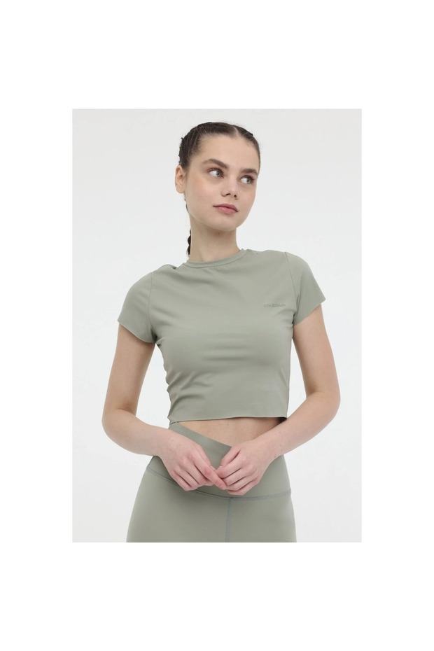WL FRIDA 11MD1013 4FX - PASTEL KHAKI Women's Short Sleeve T-Shirt