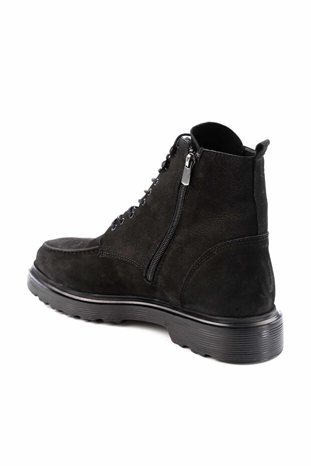 Siyah Nubuk Leather Erkek Bot & Bootie E02863315901 - 4