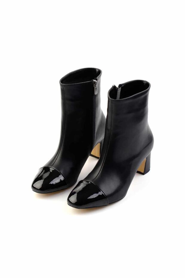 Siyah Siyah Kadın Bot & Bootie K02828335009 - 2