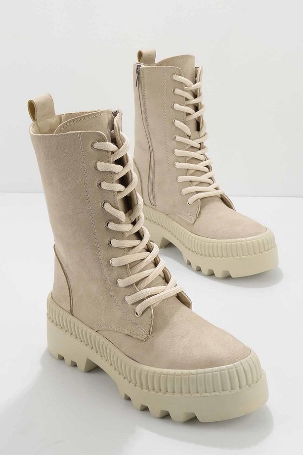 Bej Kadın Bot & Bootie K02678020802 - 1