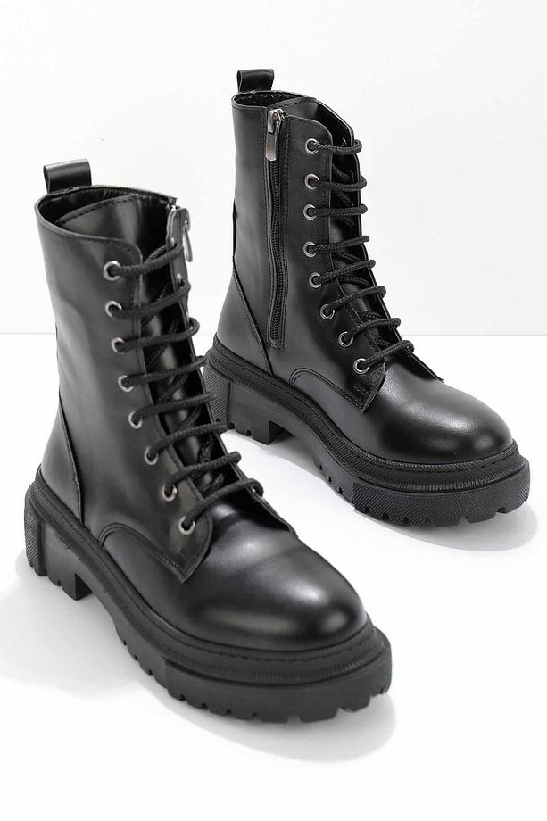 Siyah Kadın Bot & Bootie K02545020409 - 1