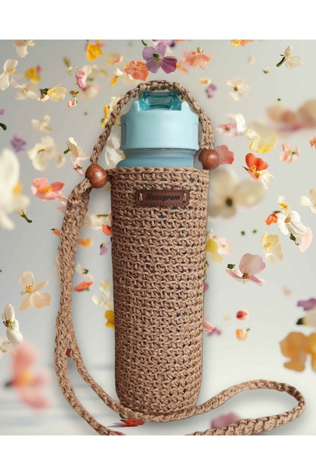 knitted, flask and flask carrying bag, cover