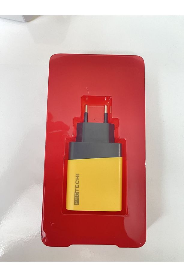 Ultra Hızlı Şarj Adaptörü Qc 3.0 Sarı Renk Samsung Iphone Redmi Xaiomi Uyumlu - 2