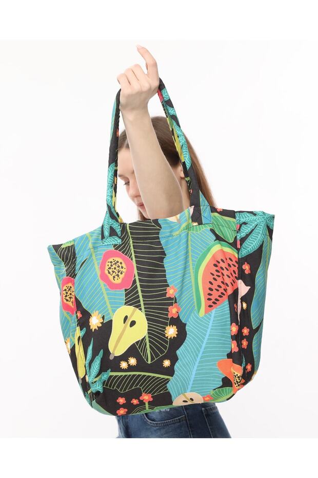 Happy Bag Mango Pattern Beach Bag - 1