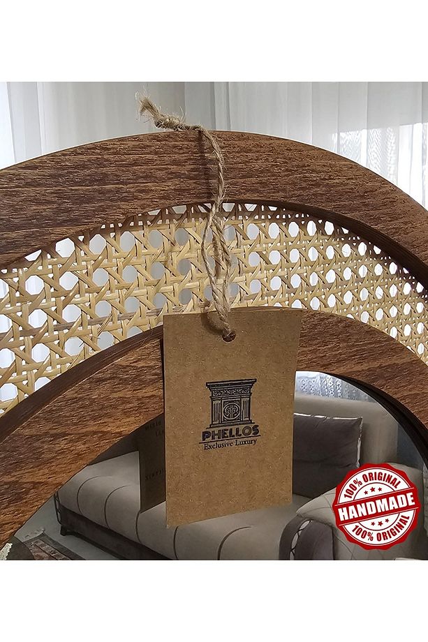 SİMENA SLİM BOY AYNASI - HAZERAN AYNA - RATTAN AYNA - 45CM X 170 CM - 3