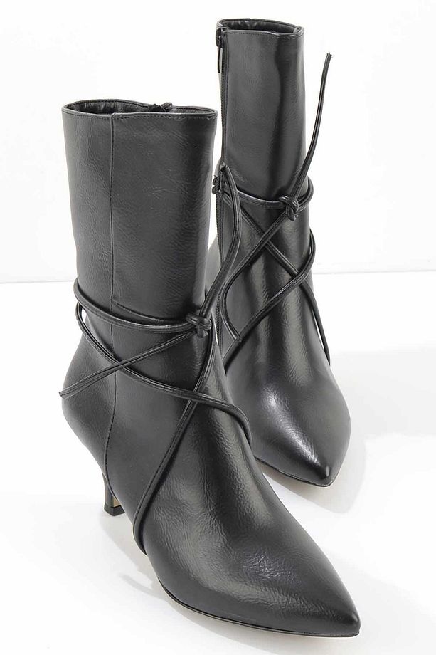 Siyah Kadın Bot & Bootie K02189031009 - 2