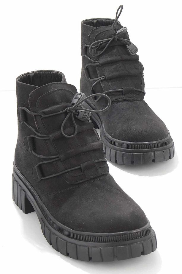 Siyah Kadın Bot & Bootie K02140071602 - 2