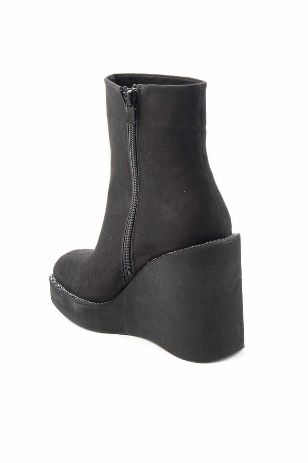 Siyah Kadın Bot & Bootie K02226100802 - 5