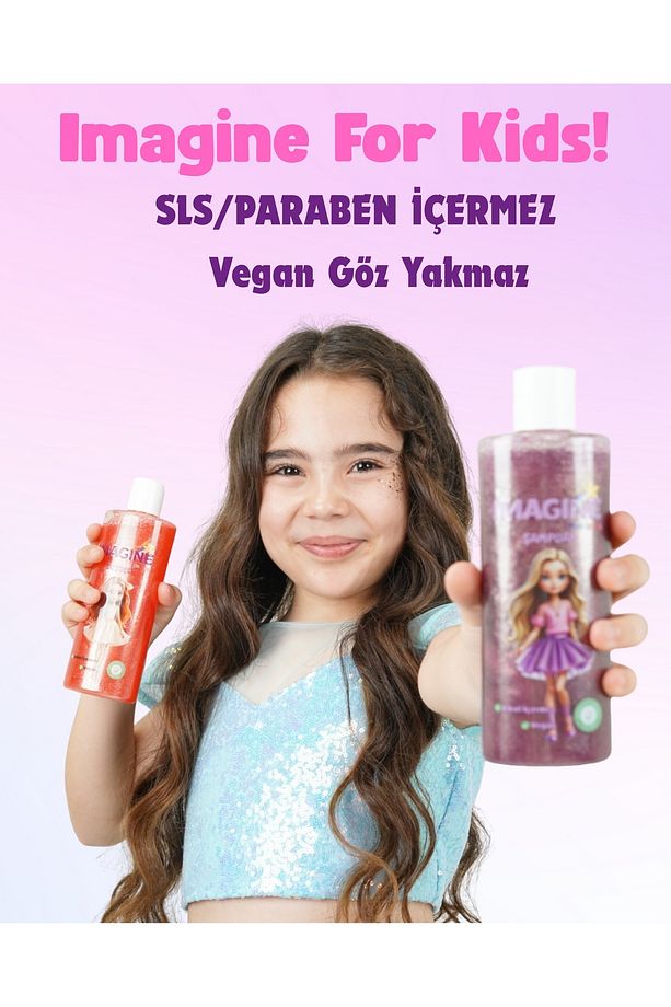 🌟 Imagine Genç Çocuk Şampuan ✅ %100 Doğal ve Güvenli İçerik ✅ Göz Yakmayan Formül - 1