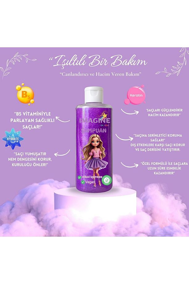 🌟 Imagine Genç Çocuk Şampuan ✅ %100 Doğal ve Güvenli İçerik ✅ Göz Yakmayan Formül - 4