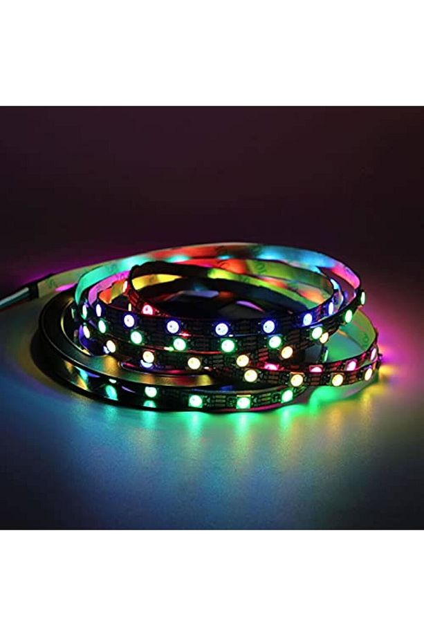 Elektronikaled - 5Volt WS2812B IP20 60 Ledli RGB Pixel Şerit Led (5mt) - 3