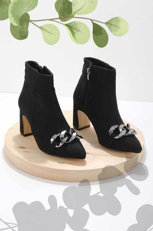 Siyah Kadın Bot & Bootie K02990101602 - 1