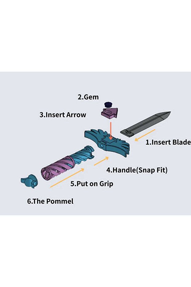 Squid Game 3 Bıçak Figürü Knife - 8