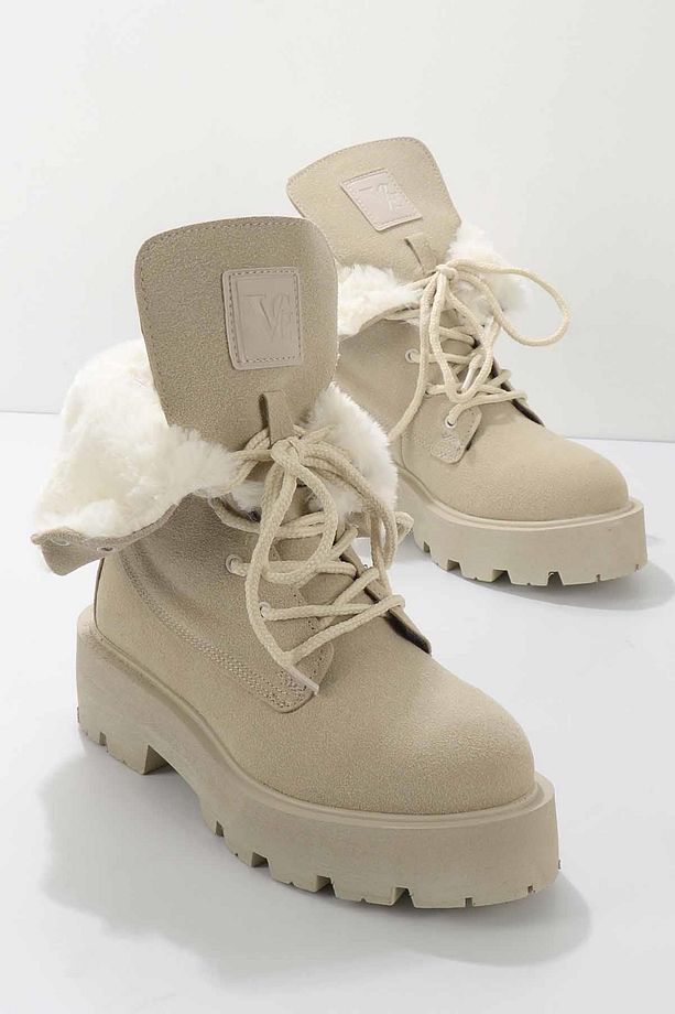 Bej Kadın Bot & Bootie K02678020602 - 1