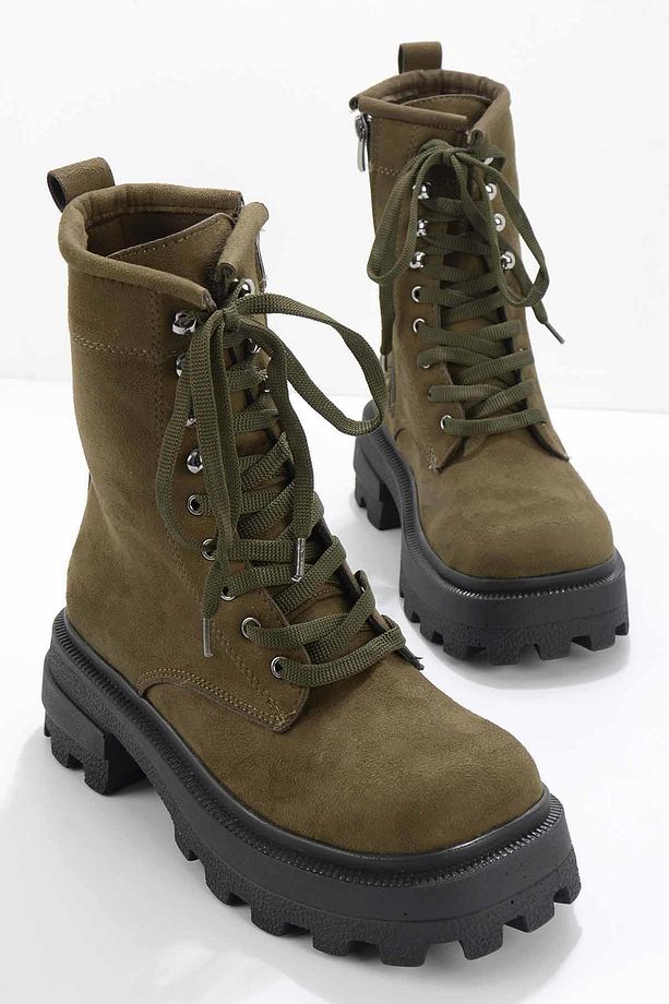 Haki Kadın Bot & Bootie K02936050002 - 1