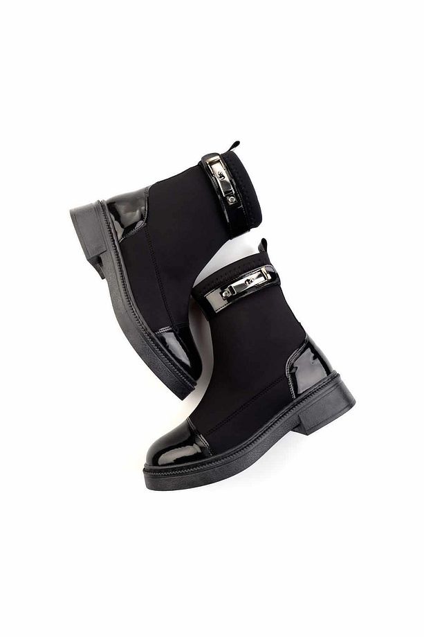 Siyah Kadın Bot & Bootie K02643085017 - 2