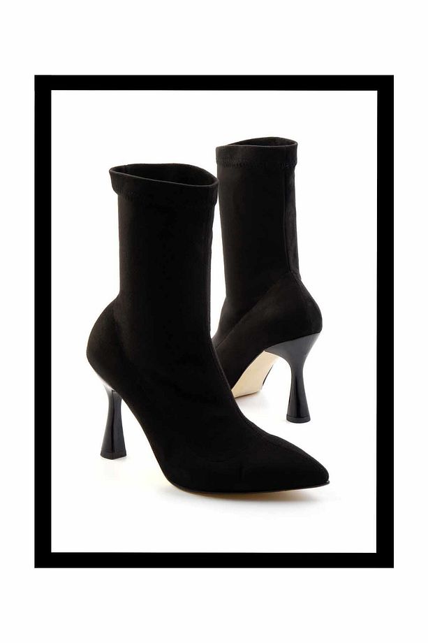 Siyah Kadın Bot & Bootie K02992113017 - 1